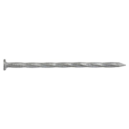 Roofing Nail, 6 In L, 60D, Steel, Galvanized Finish